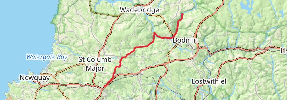 Land's End To John O'Groats stage 6 Map