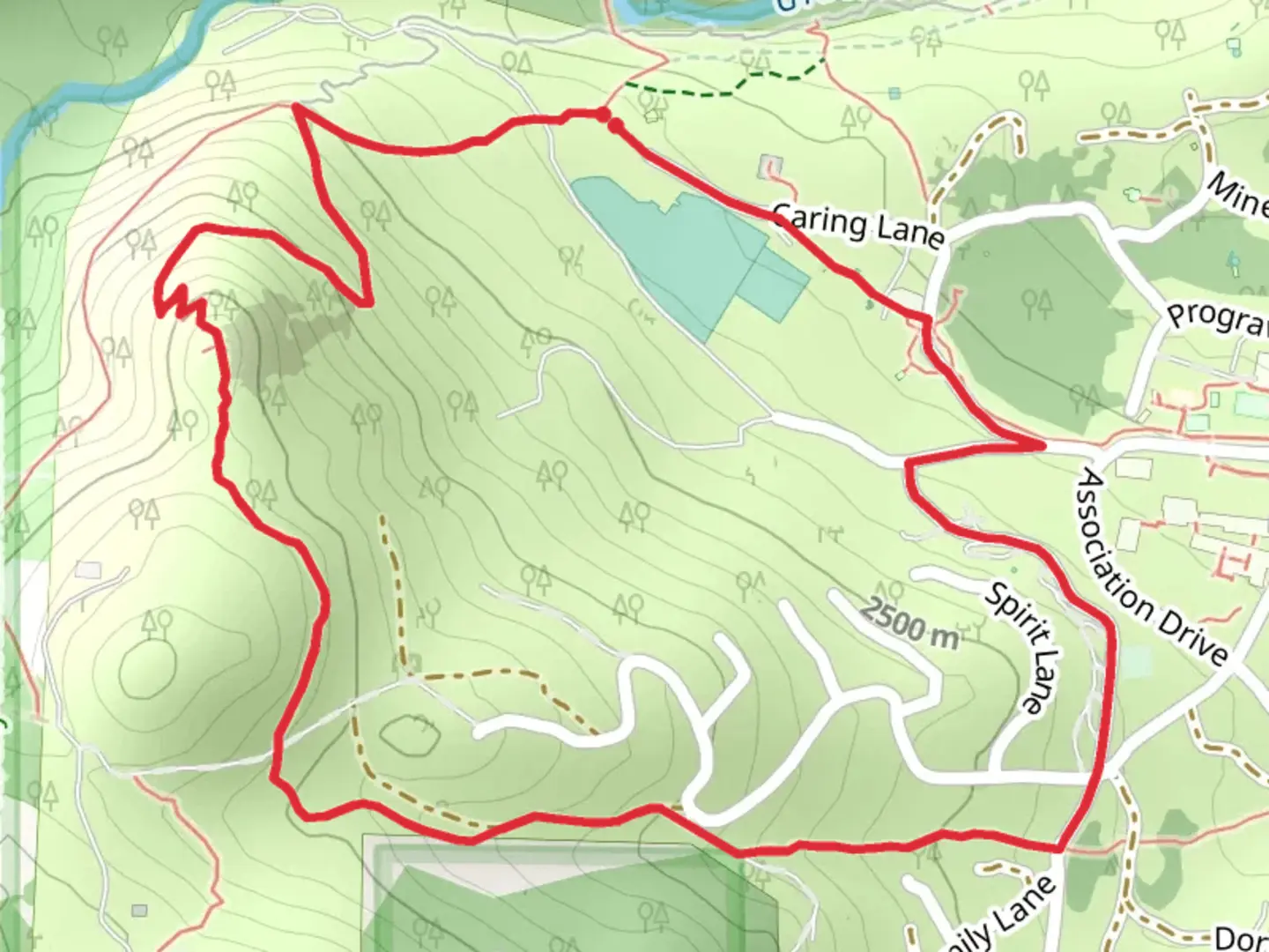 An image depicting the trail Bible Point Loop Trail and its surrounding area.
