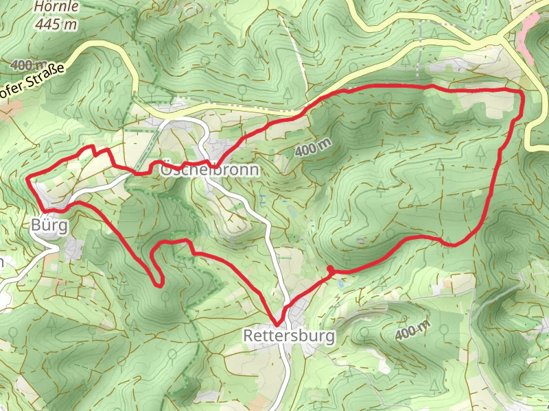 Rems Murr Wanderweg and Oeschelbronn Rundweg Loop