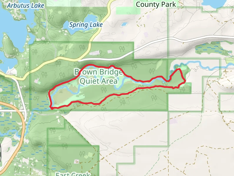 Loop along Boardman River - Brown Bridge Road