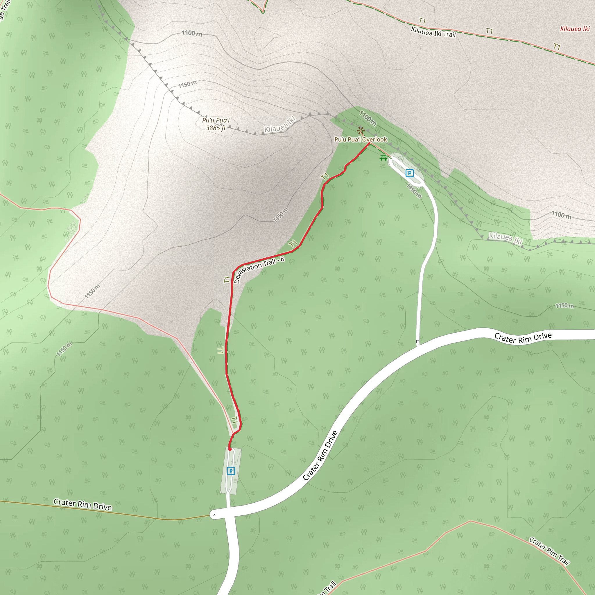 Devastation Trail mobile static map