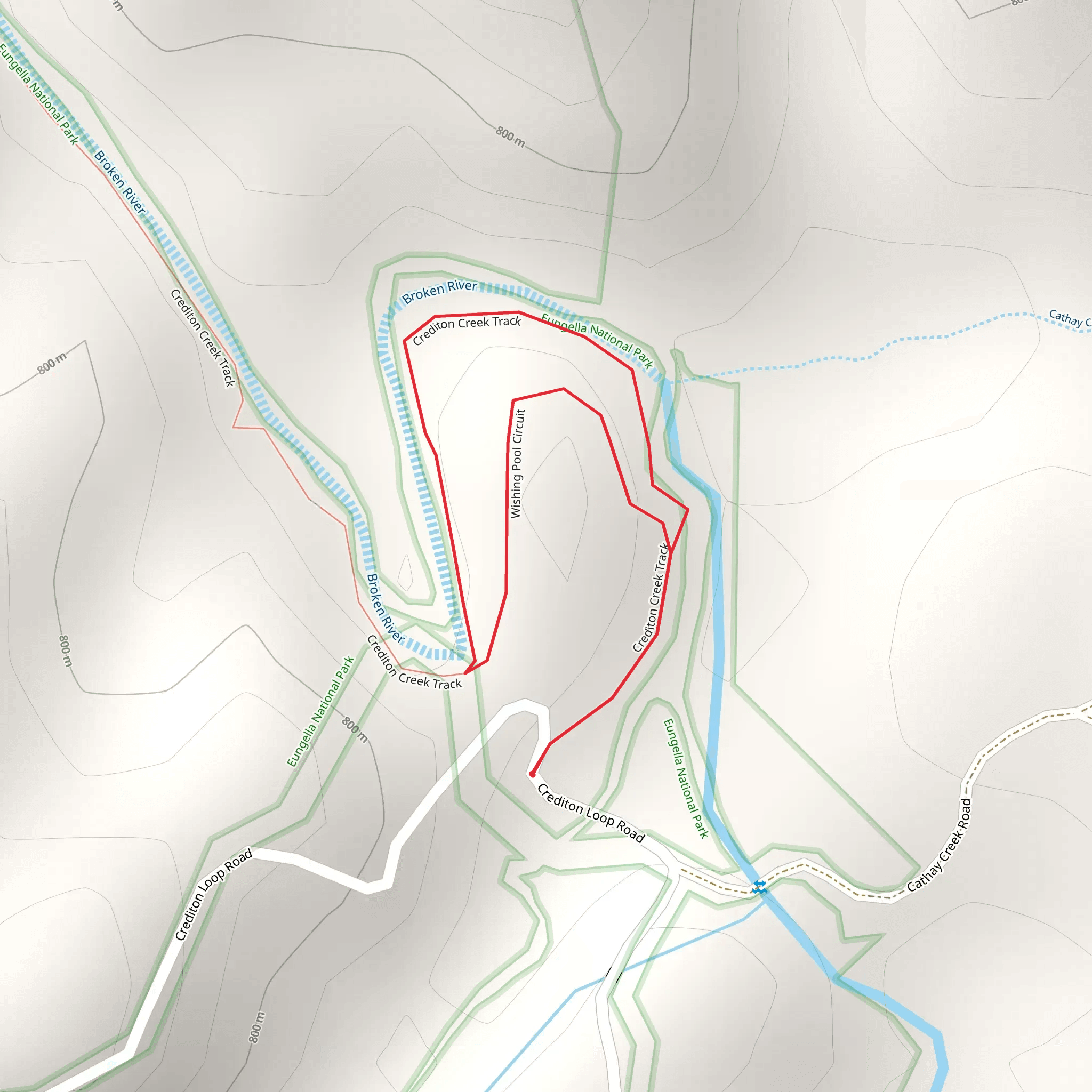 Wishing Pool Circuit Track mobile static map