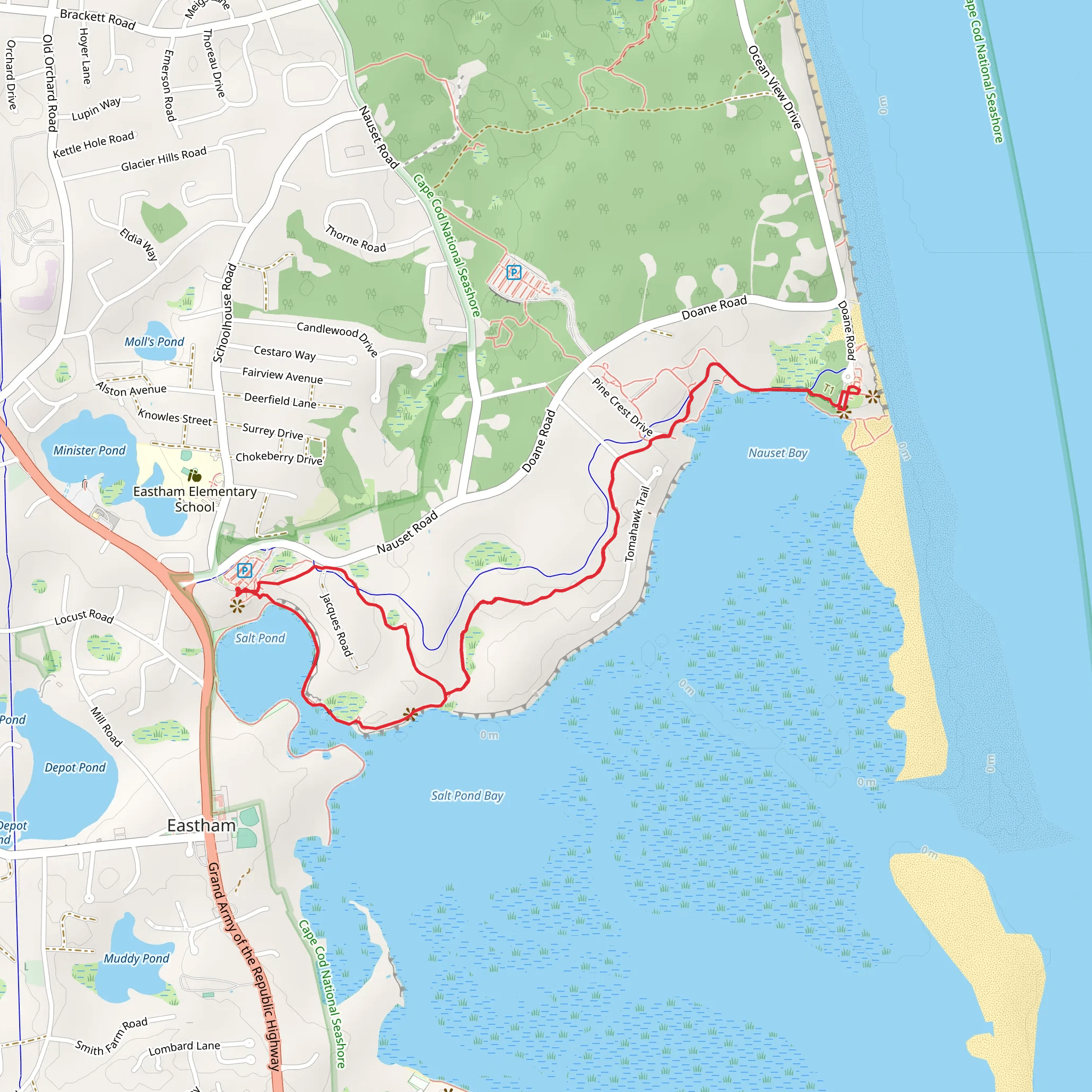 Nauset Marsh Trail mobile static map