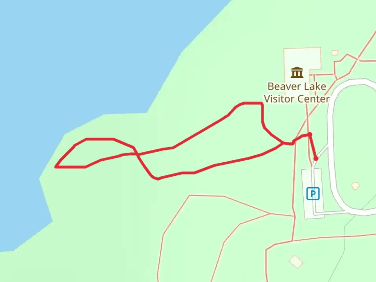 An image depicting the trail Mud Lake Loop and its surrounding area.
