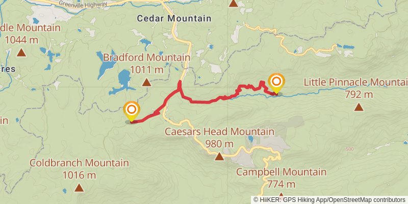 Palmetto Trail alt 1 Map