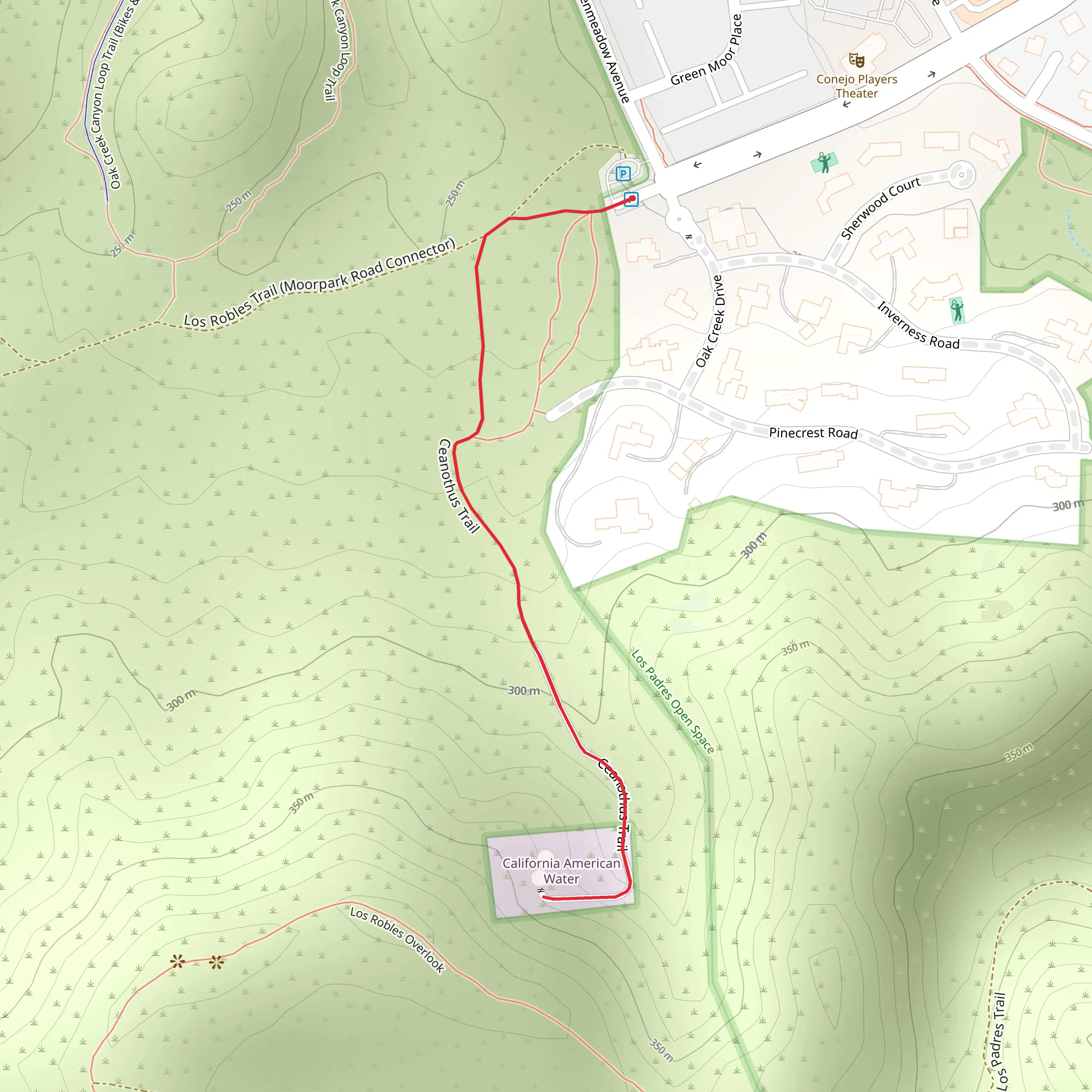 South Moorpark Road mobile static map