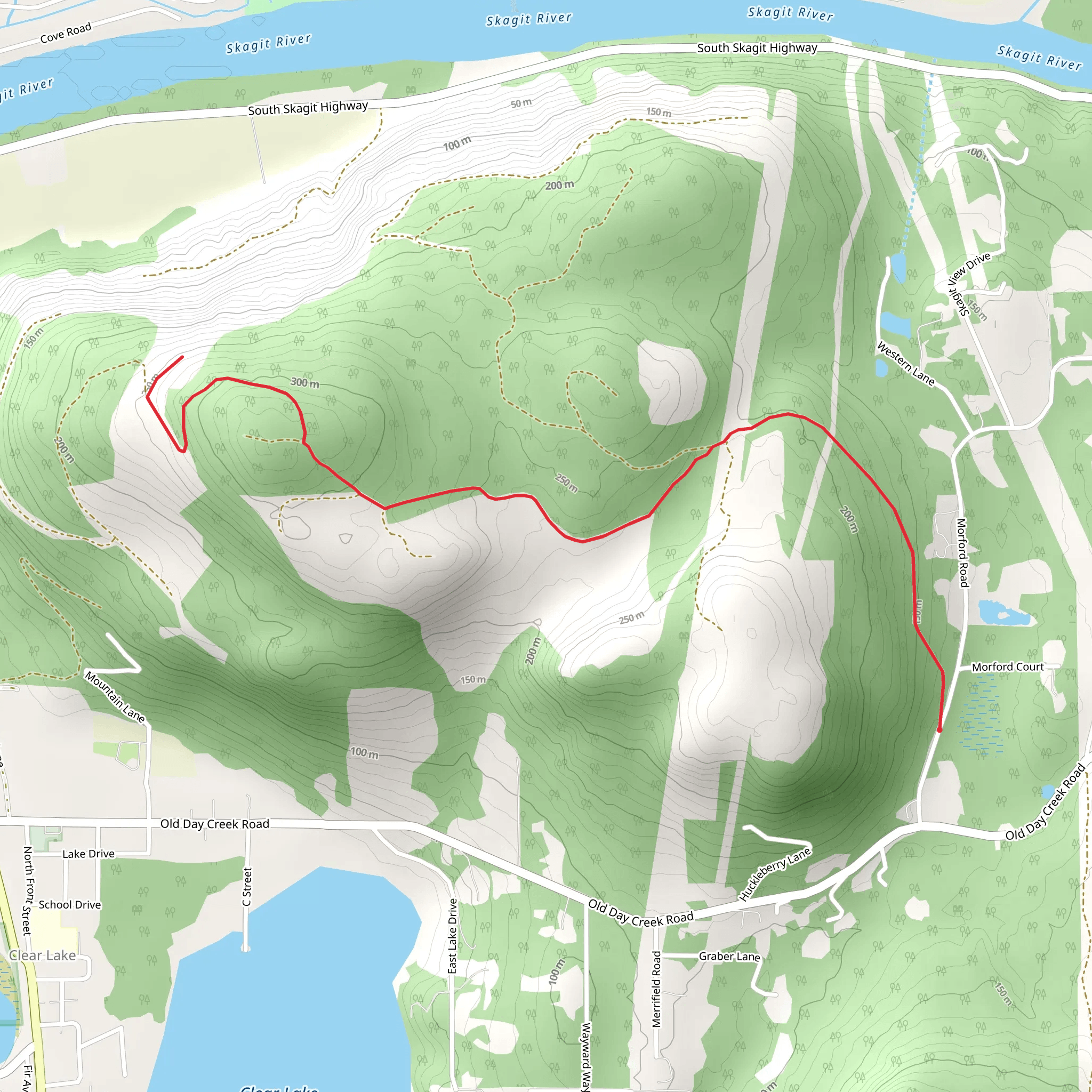 Morford Road Lookout - West mobile static map