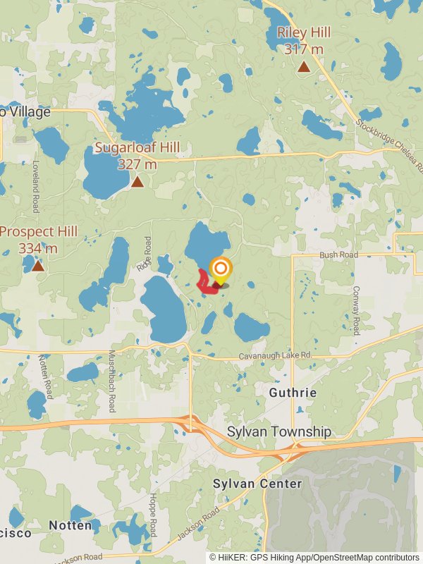 Waterloo-Pinckney Trail and Oak Wood Trail Loop