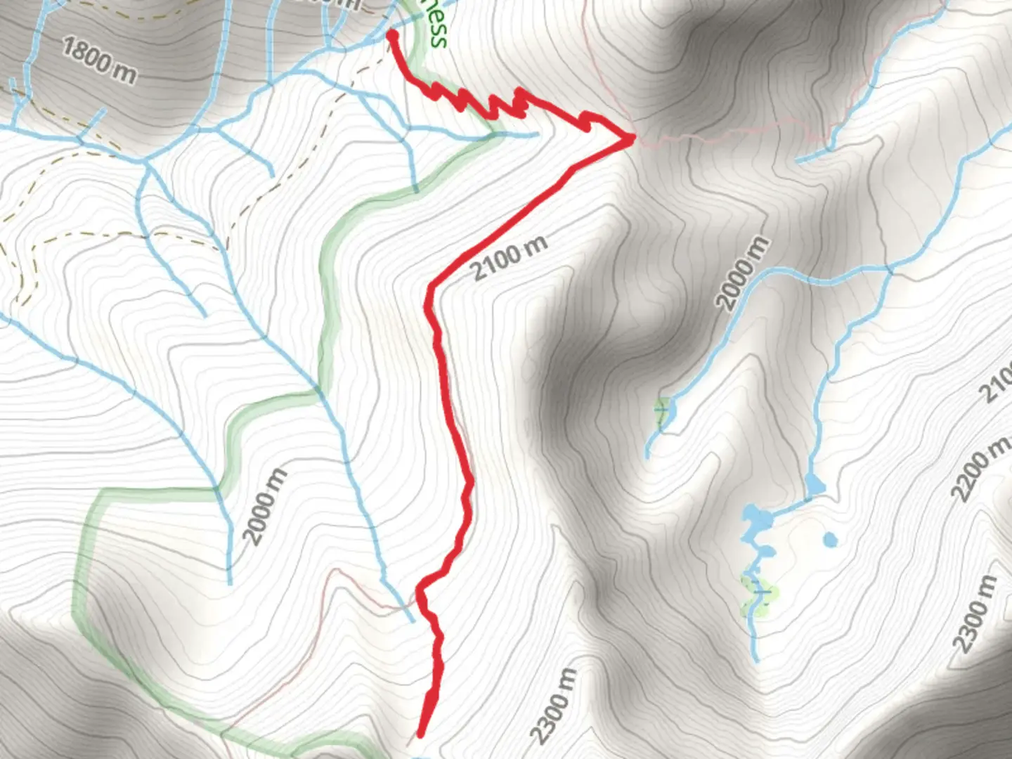 An image depicting the trail Statue Lake via PCT and its surrounding area.