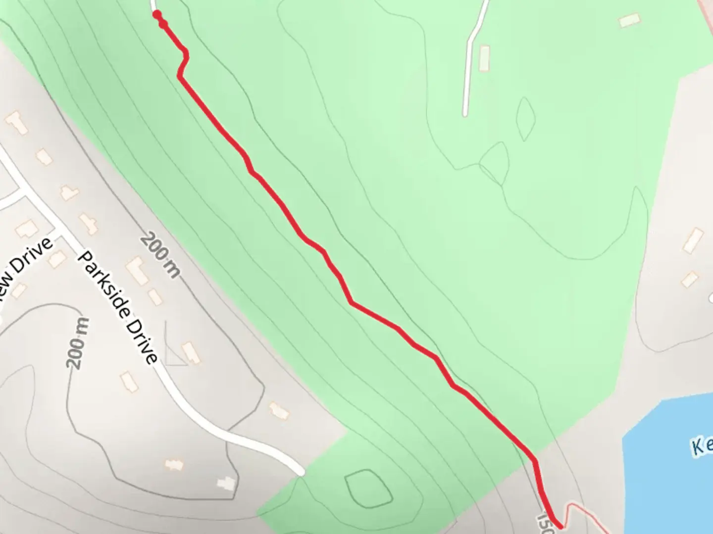 An image depicting the trail Kentucky River Walk and its surrounding area.