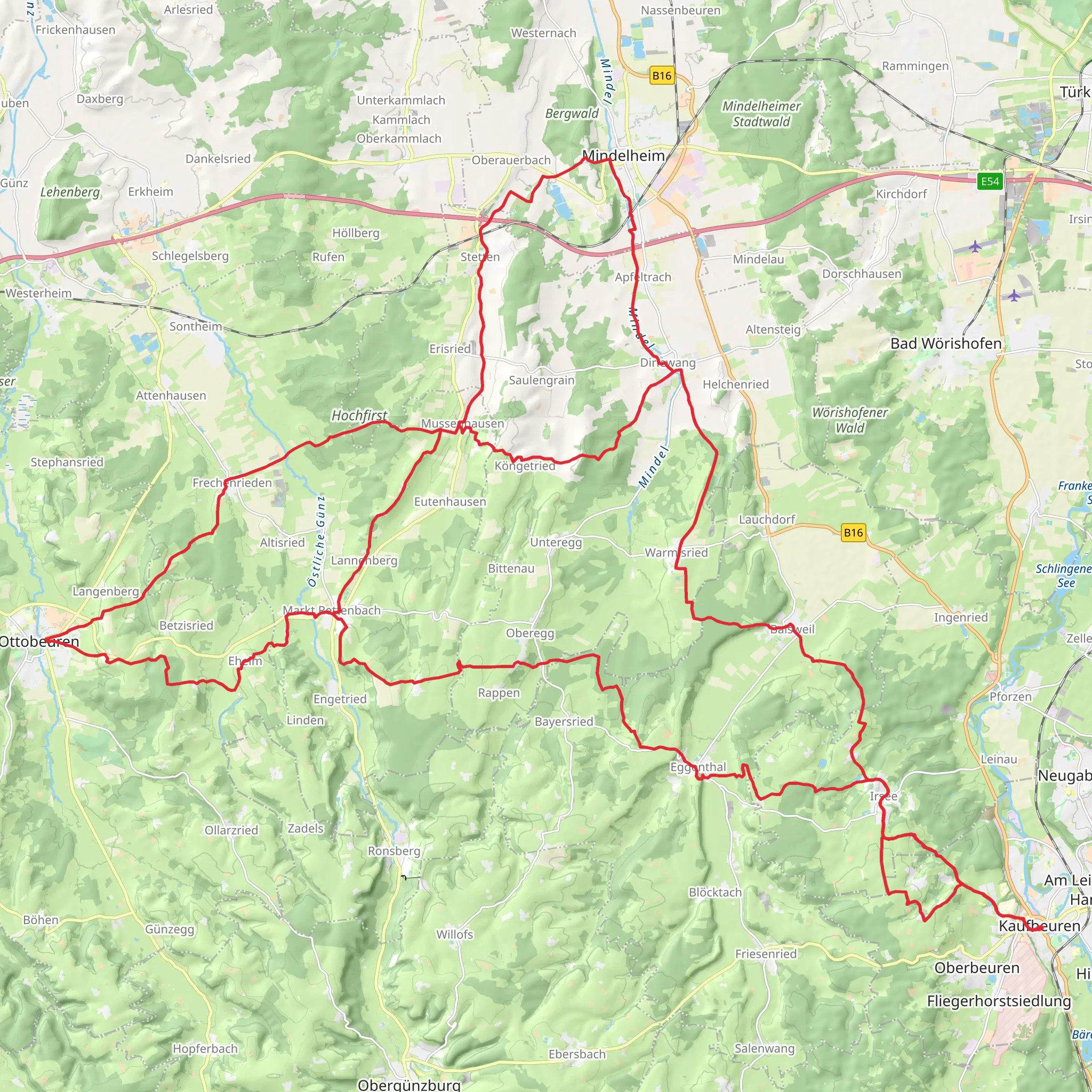 Crescentia - Pilgerweg mobile static map