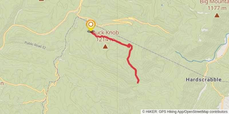 Buck Trail stage 1 Map
