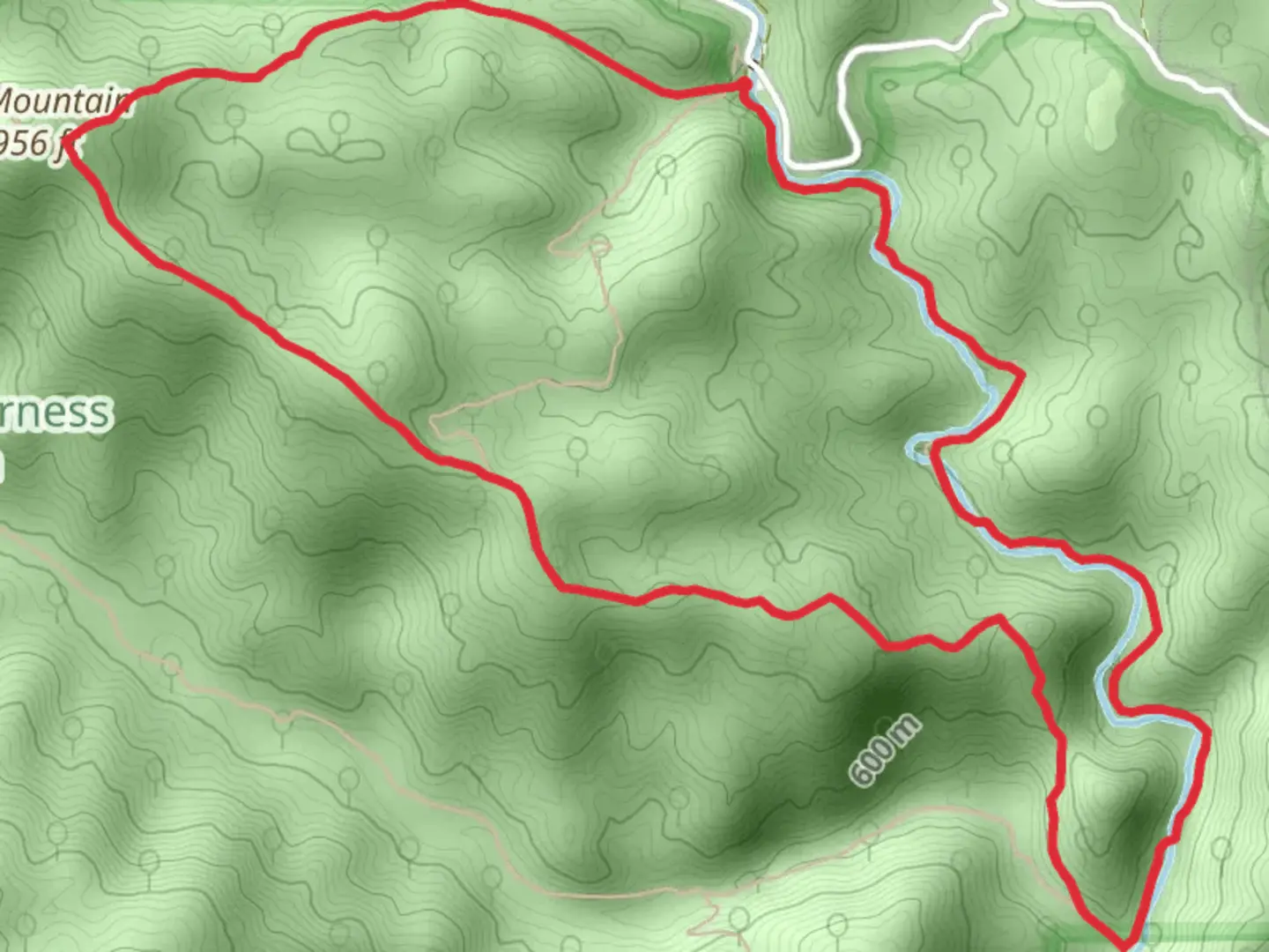 An image depicting the trail Bee Mountain Loop and its surrounding area.
