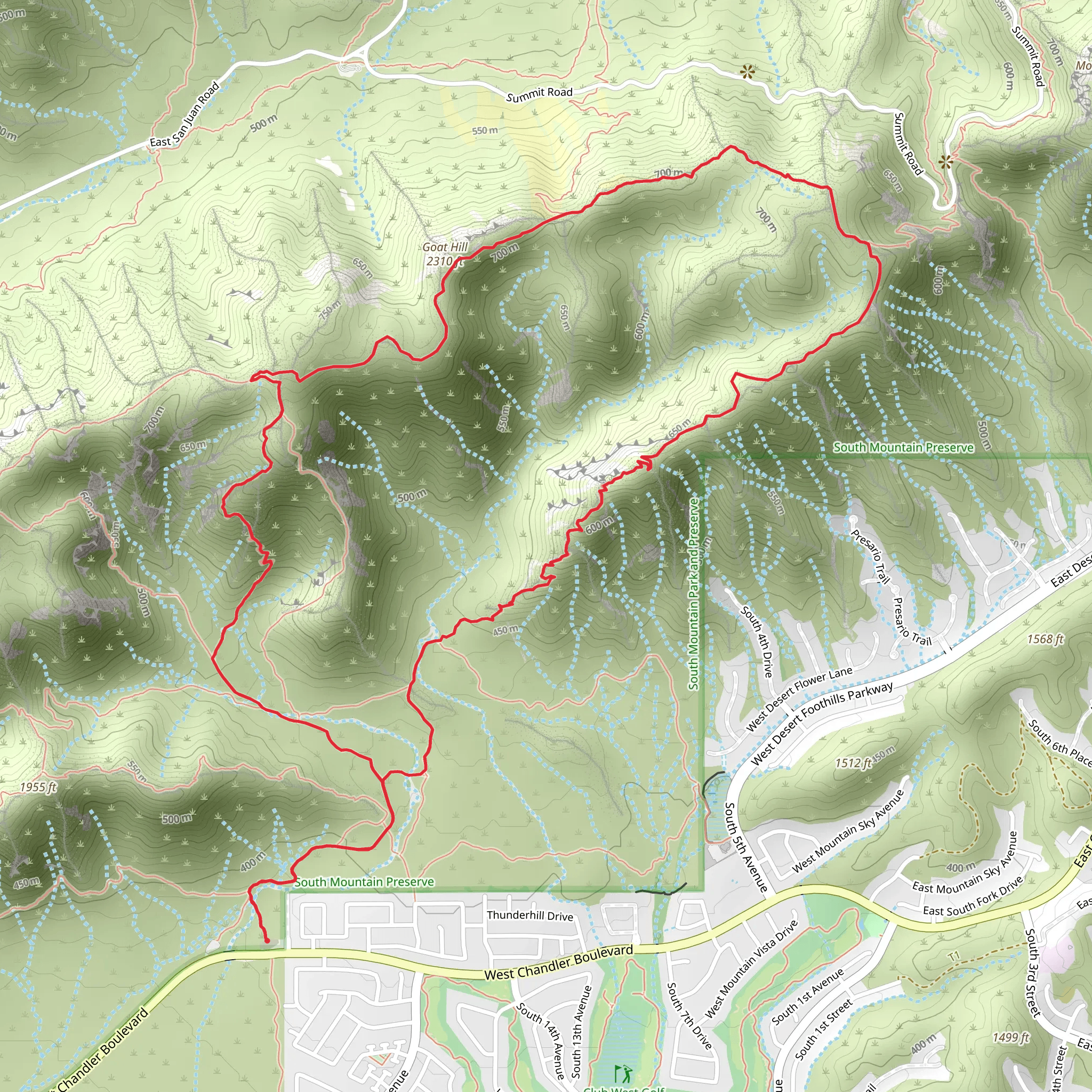 Pyramid and Lost Ranch Mine Loop Trail mobile static map